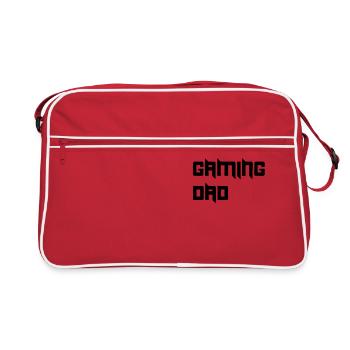 The gaming dad - Retro Bag - red/white - Front