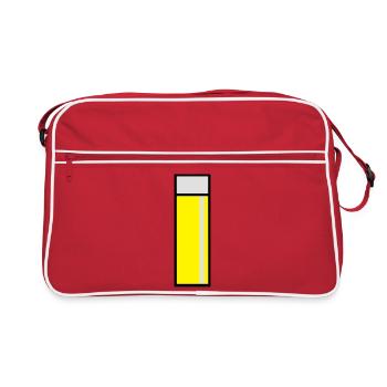 Kölschglas Köln Kölsch - Retro Tasche - Rot/Weiß - Vorne