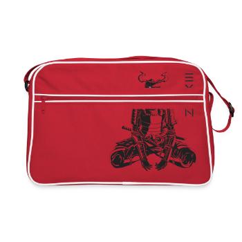 Shogun Of Sorrow Exon - Retro Bag - red/white - Front