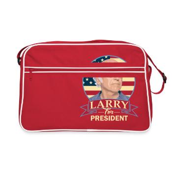 Larry For President - Retro Bag - red/white - Front