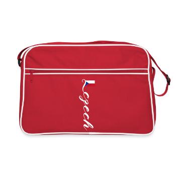 Tchéquie - Sac Retro - rouge/blanc - Devant