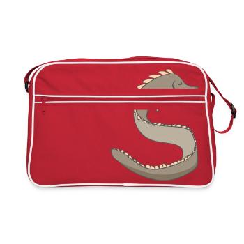 European Eel Comic - Retro Bag - red/white - Front