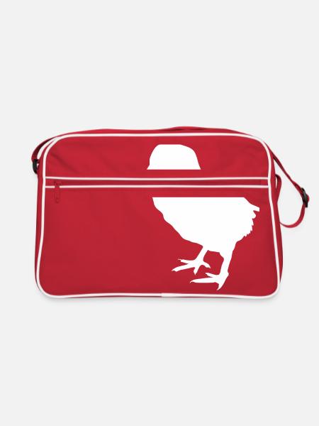 chick - Retro Bag - red/white - Front