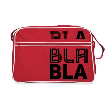 bla bla bla - Sac Retro - rouge/blanc - Devant