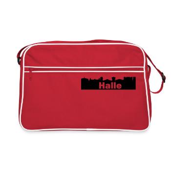 Halle + Skyline - Retro Bag - red/white - Front