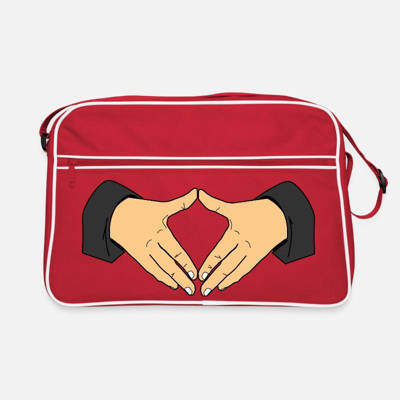 Diamond Hand Gesture – Merkel Hands Symbolic Gesture Retro Bag