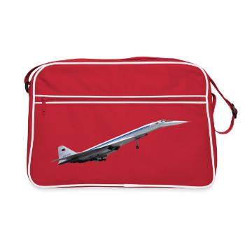 Tu-144 - Retro Tasche - Rot/Weiß - Vorne
