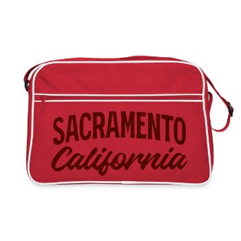 Sacramento Usa - Retro Bag - red/white - Front