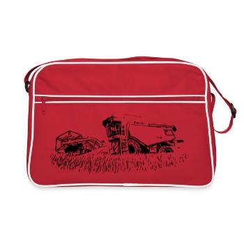 Combine 600 - Retro Bag - red/white - Front