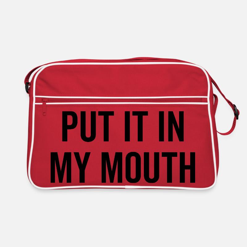 Mets-le dans ma bouche Sac Retro