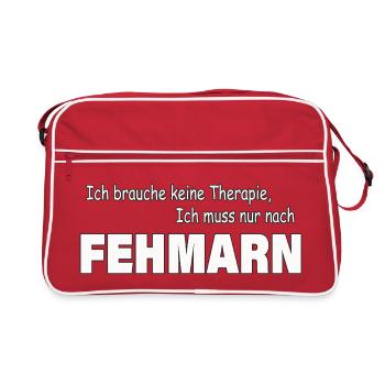 Thérapie FEHMARN - Sac Retro - rouge/blanc - Devant