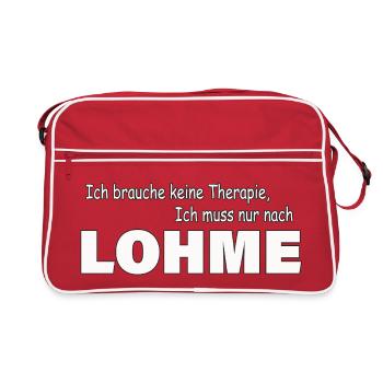 Therapy LOHME - Retro Bag - red/white - Front
