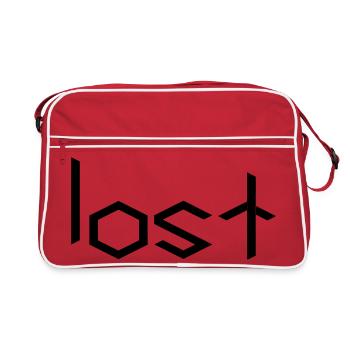 lost - Retro Tasche - Rot/Weiß - Vorne