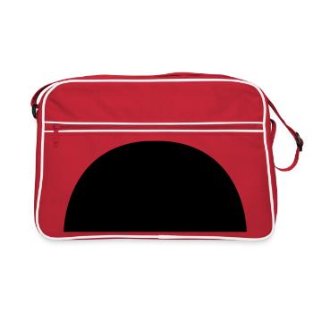 demi-cercle - Sac Retro - rouge/blanc - Devant
