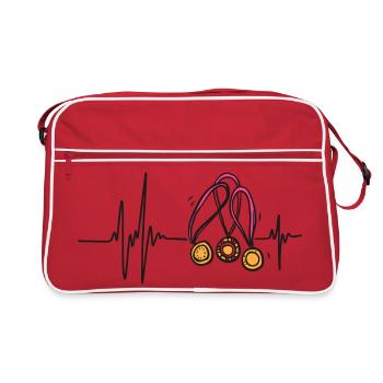 Médailles Or Argent Bronze Vainqueur Sport Prix - Sac Retro - rouge/blanc - Devant