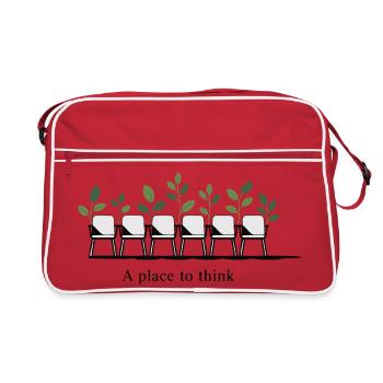Chaises Verdant Thinkspace - Sac Retro - rouge/blanc - Devant