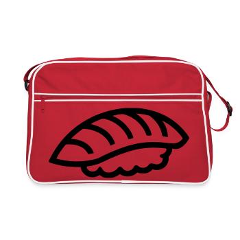 sushi - Retro Bag - red/white - Front