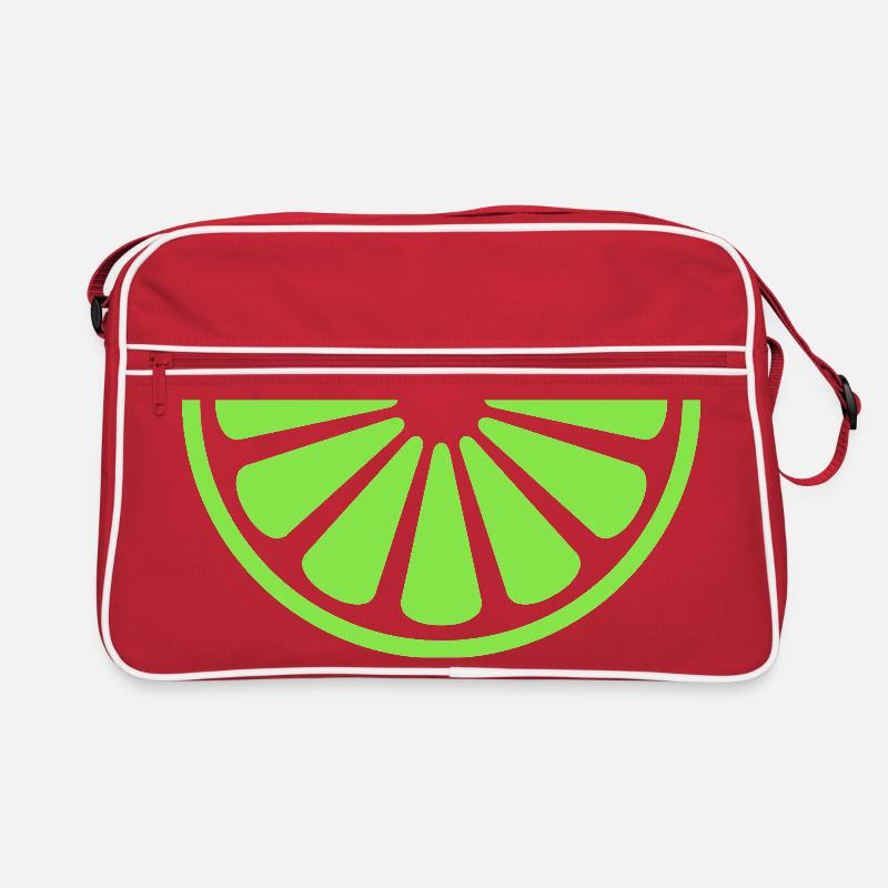 Lime slice Retro Bag