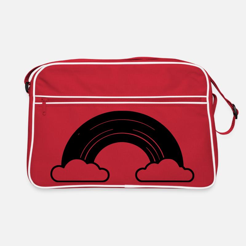 Regenbogen Retro Tasche