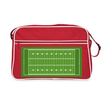 Show off your colors - Football - Retro Bag - red/white - Front