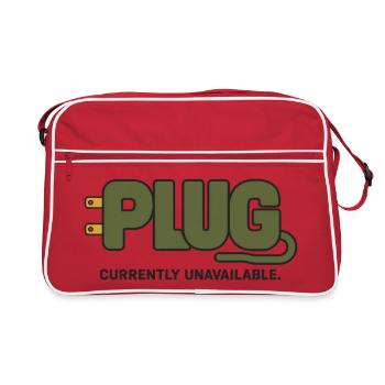 PLUG – Currently Unavailable - Retro Bag - red/white - Front