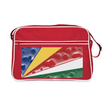 Région des Seychelles - Sac Retro - rouge/blanc - Devant