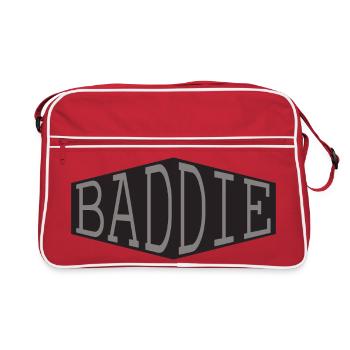 Baddie Retro Streetwear Vibes - Retro Tasche - Rot/Weiß - Vorne
