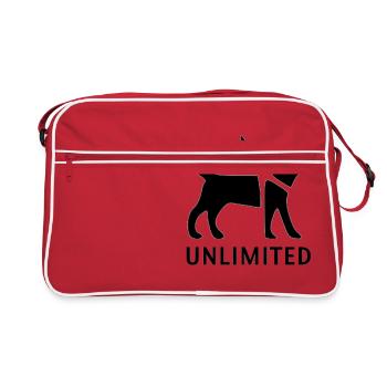 unlimited - Retro Bag - red/white - Front