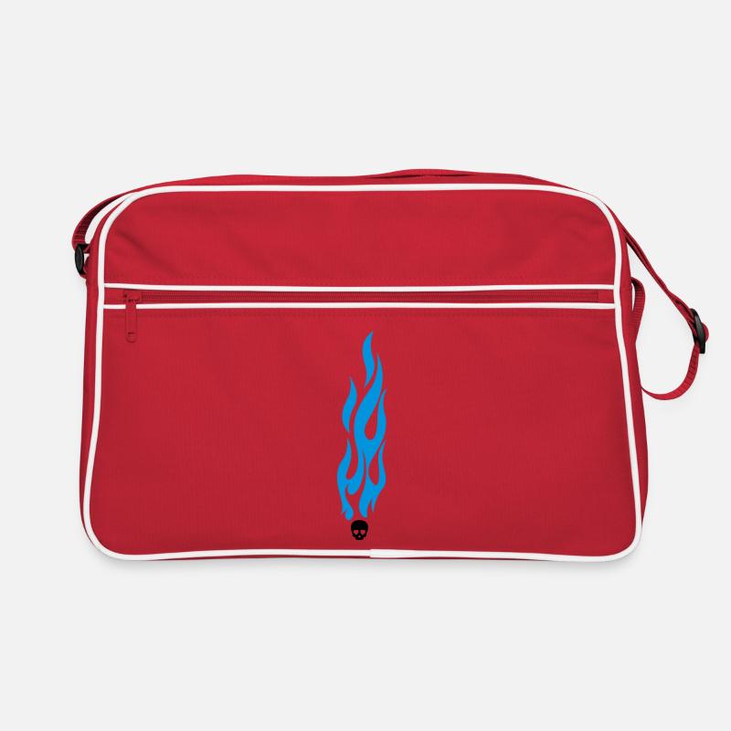 flammen Retro Tasche