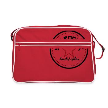 YOU ROCKER RED CLASSIC - Retro Bag - red/white - Front