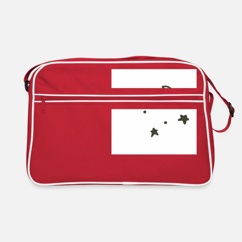 Sternenhimmel mit Mond Retro Tasche