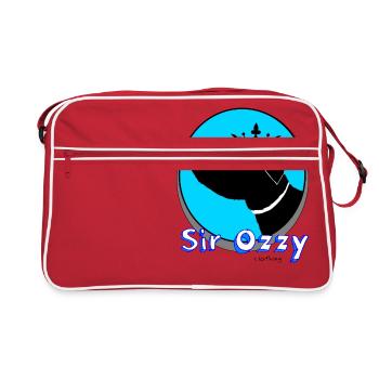 Sir Ozzy clothing - Retro Bag - red/white - Front
