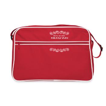 Funny Birthday Being Totally Awesome Since 1911 - Retro Bag - red/white - Front