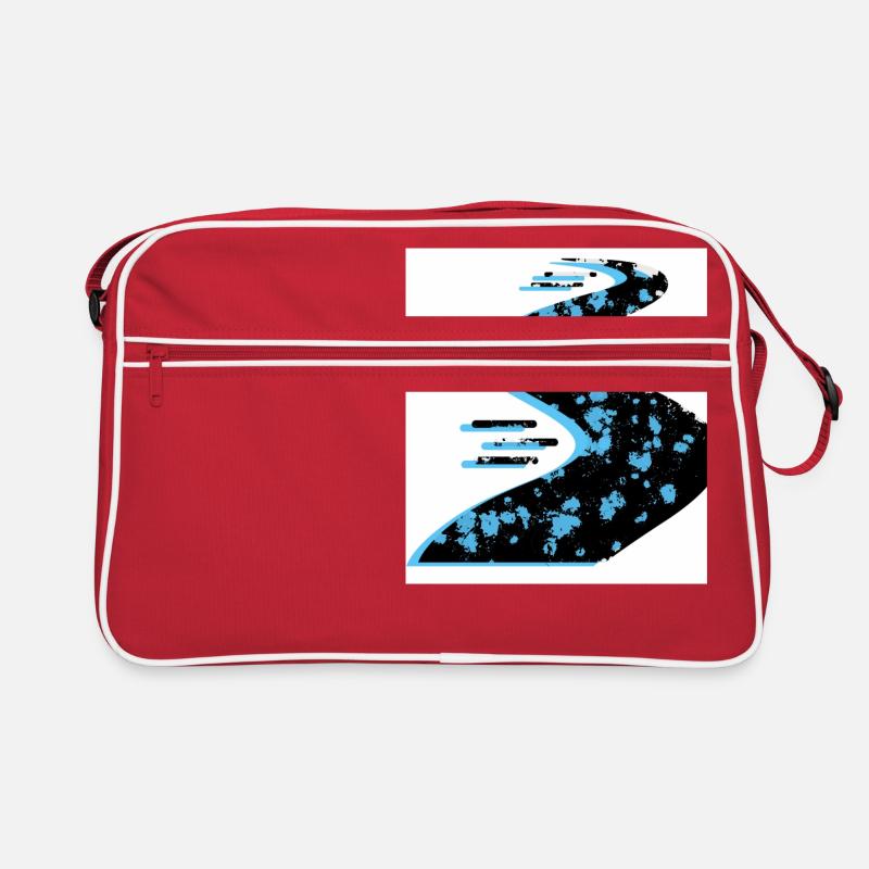 Farbspiel - Retro Tasche - Rot/Weiß