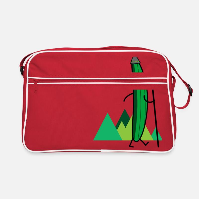 Wandernde Gurke (b) Retro Tasche