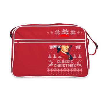 Mozart classique de Noël - Sac Retro - rouge/blanc - Devant
