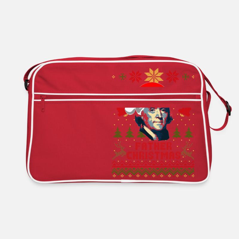 Thomas Jefferson Weihnachtsmann Retro Tasche