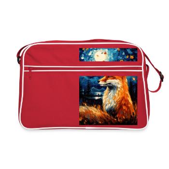 Fox Van Gogh Style - Sac Retro - rouge/blanc - Devant
