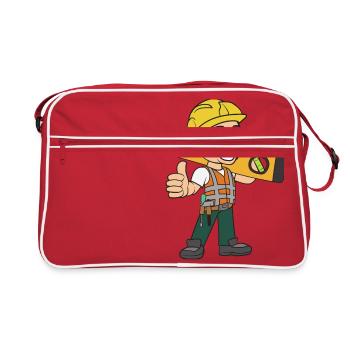 Mason artisan - Sac Retro - rouge/blanc - Devant