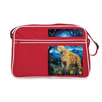 Jaguar Van Gogh Style - Sac Retro - rouge/blanc - Devant