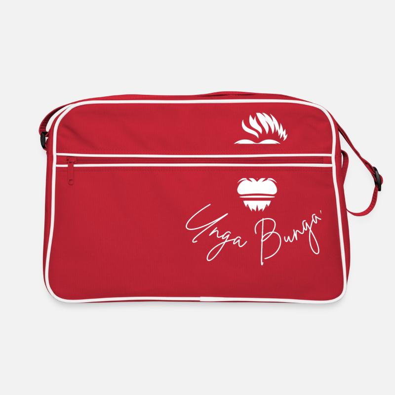 Affenkopf mit Sonnenbrille "Unga Bunga" Retro Tasche