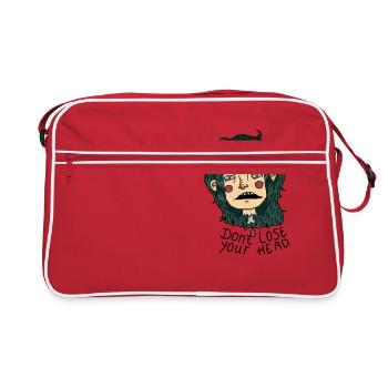 Ne perdez pas votre tête. - Sac Retro - rouge/blanc - Devant