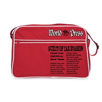 Capone - Retro Tasche - Rot/Weiß - Vorne