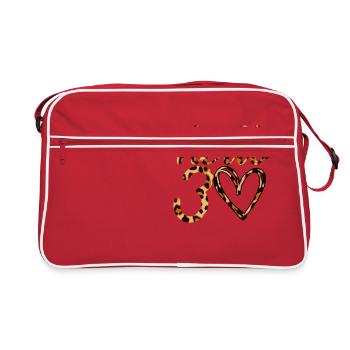 Hello 30 - Retro Bag - red/white - Front
