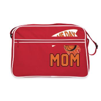 Game Day Mom Basketball - Retro Bag - red/white - Front