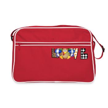 Aimer la Turquie - Sac Retro - rouge/blanc - Devant