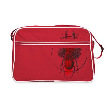 Scarab - Sac Retro - rouge/blanc - Devant