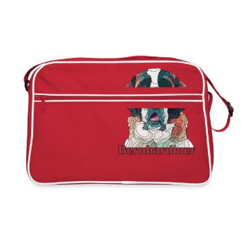 Saint-bernard - Sac Retro - rouge/blanc - Devant