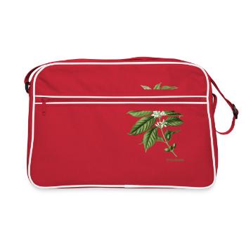 Coffea Arabica Plant Caffeine Lover - Retro Bag - red/white - Front
