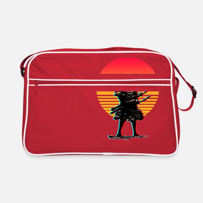 samouraï orange Sac Retro